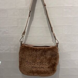Kate Spade Roxie Faux Fur medium crossbody bag